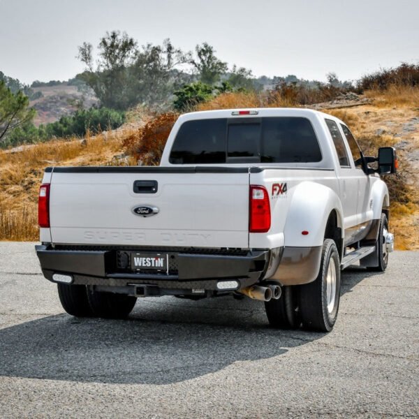 Westin 11-16 Ford F-250/350 HDX Bandit Rear Bumper - Black - Image 8