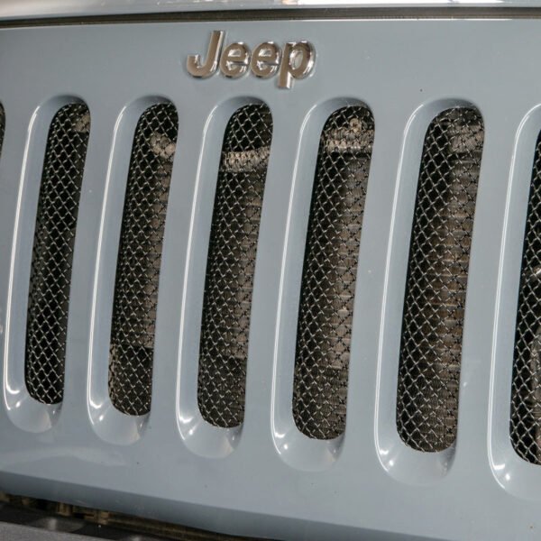 DV8 Offroad 2007-2018 Jeep JK Black Mesh Grille - Image 6