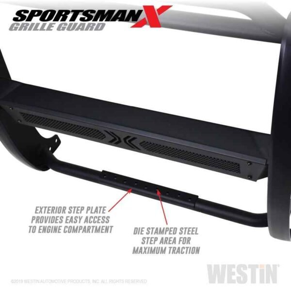 Westin 14-21 Toyota 4Runner (Excl. Limited) Sportsman X Grille Guard - Textured Black - Image 4
