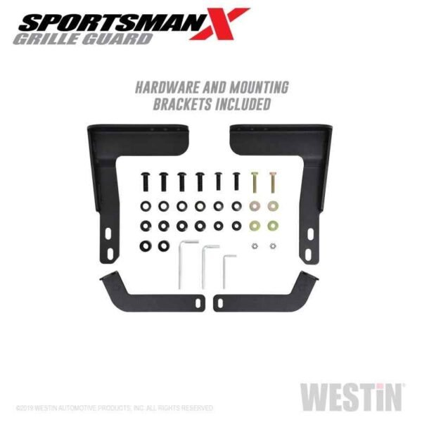 Westin 14-21 Toyota 4Runner (Excl. Limited) Sportsman X Grille Guard - Textured Black - Image 5