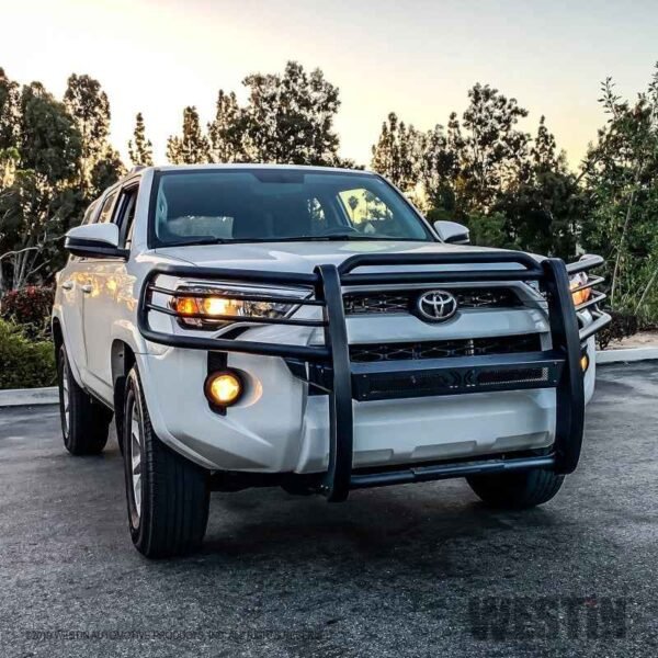 Westin 14-21 Toyota 4Runner (Excl. Limited) Sportsman X Grille Guard - Textured Black - Image 7