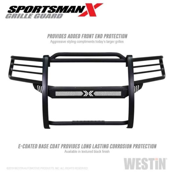 Westin 14-21 Toyota 4Runner (Excl. Limited) Sportsman X Grille Guard - Textured Black - Image 8