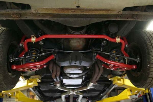 UMI Performance 64-72 GM A-Body 1-1/4in Solid Front Sway Bar - Black - Image 2