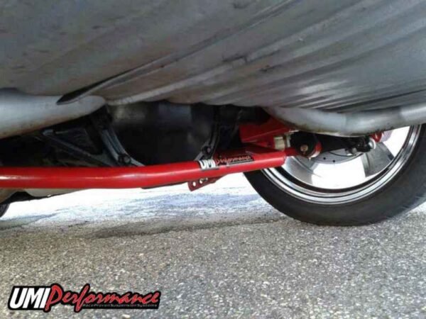 UMI Performance 64-72 GM A-Body 1in Tubular Rear Sway Bar Chassis Mounted - Image 2