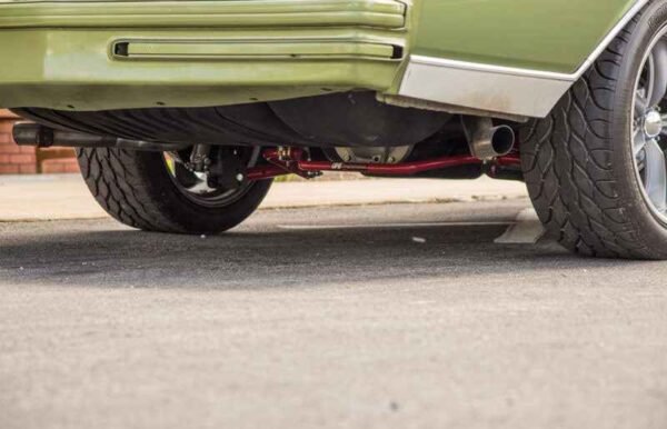 UMI Performance 64-72 GM A-Body 1in Tubular Rear Sway Bar Chassis Mounted - Image 4