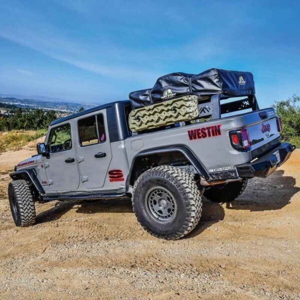 Westin 20-23 Jeep Gladiator Rock Slider - Textured Black - Image 3