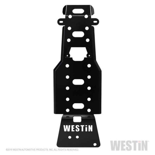 Westin/Snyper 07-11 Jeep Wrangler Transmission Pan Skid Plate - Textured Black - Image 4