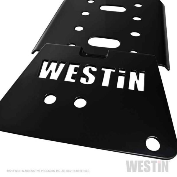 Westin/Snyper 07-11 Jeep Wrangler Transmission Pan Skid Plate - Textured Black - Image 5
