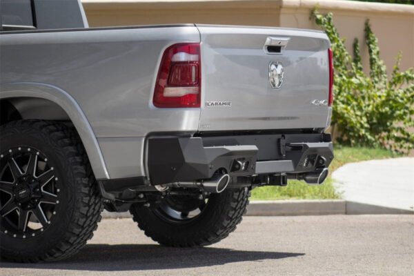 Addictive Desert Designs 2019 Ram 1500 Hammer Stealth Fighter Rear Bumper w/ 6 Sensor Cutouts - Image 2