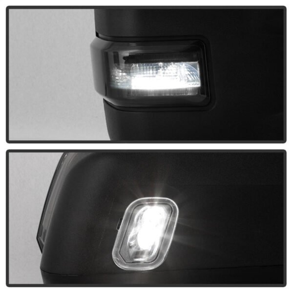 xTune 15-17 Ford F-150 Heated LED Telescoping Pwr Mirrors - Smk (Pair) (MIR-FF15015S-G4-PWH-SM-SET) - Image 8