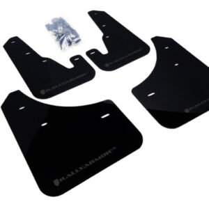 Rally Armor 2004-2009 Mazda3/Speed 3 UR Black Mud Flap w/ Grey Logo