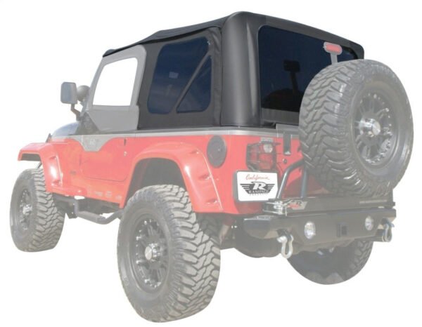 Rampage 1997-2006 Jeep Wrangler(TJ) OEM Replacement Top - Black Diamond - Image 4
