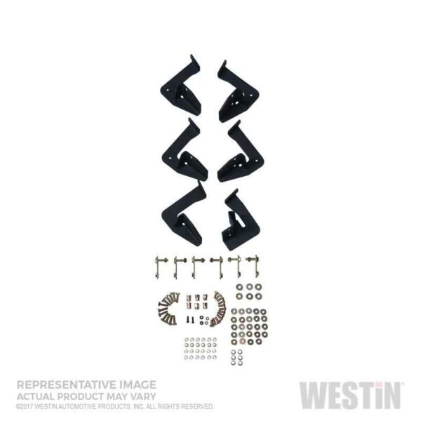 Westin/HDX 10-17 Toyota 4Runner Trail Edition Drop Nerf Step Bars - Textured Black - Image 4
