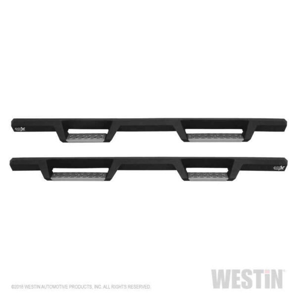 Westin 19-22 RAM 1500 Quad Cab (Excl. Classic) HDX Stainless Drop Nerf Step Bars - Tex. Blk - Image 7