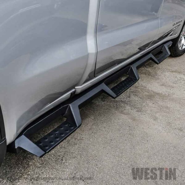 Westin 19-22 GMC Sierra 1500 CC 6.5ft Bed (Excl. 2019 Ltd/LD) HDX Drop W2W Nerf Step Bars - Tex. Blk - Image 5