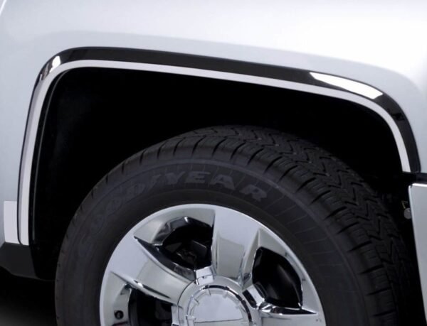 Putco 00-06 Chevrolet Suburban - Full w/o Fender Flares - 1.5in Wide Stainless Steel Fender Trim - 97105 - Image 2