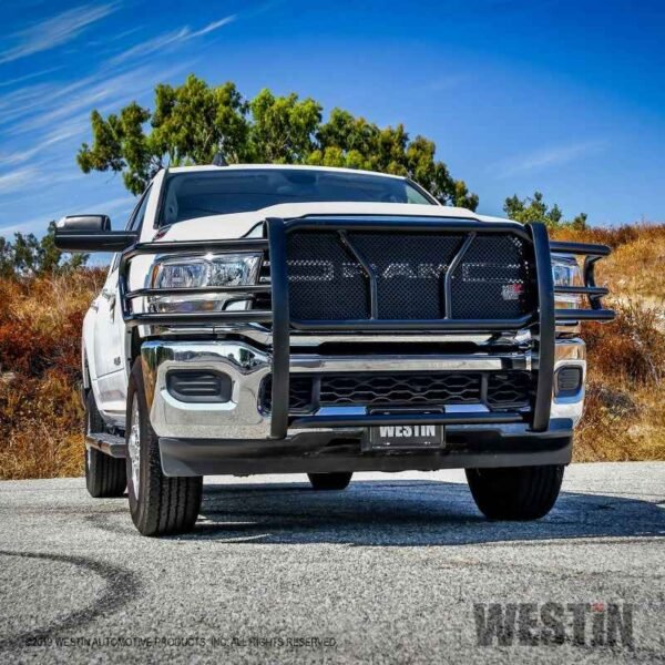 Westin 19-22 Dodge Ram 2500/3500 HDX Modular Grille Guard - Black - Image 3