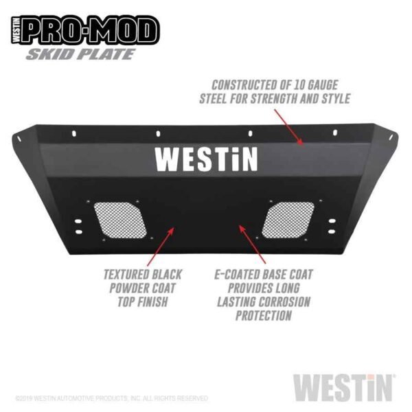 Westin 16-21 Toyota Tacoma Pro-Mod Skid Plate - Image 4