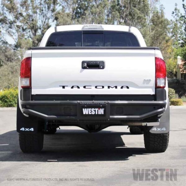Westin 16-20 Toyota Tacoma Outlaw Rear Bumper - Textured Black - Image 3