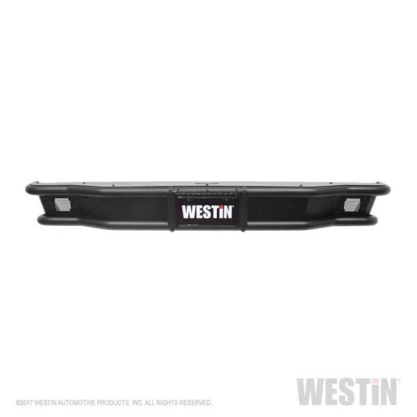 Westin 16-20 Toyota Tacoma Outlaw Rear Bumper - Textured Black - Image 4