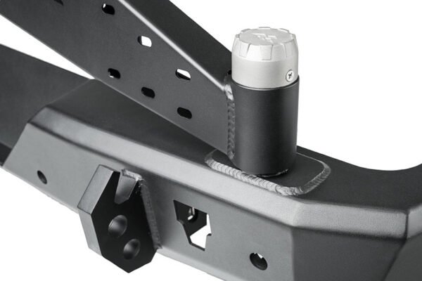 Rugged Ridge 18-22 Jeep Wrangler (JL) Rubicon/Spt 2dr HD Rear Bumper w/Swing Out Tire Carrier - Blk - Image 8