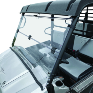 QuadBoss 16-22 Kawasaki KAF820 Mule Pro-DX Windbreak Folding Windshield - 375787