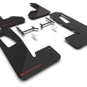 Rally Armor 2022+ Rivian R1S Black UR Mud Flap w/ Red Logo