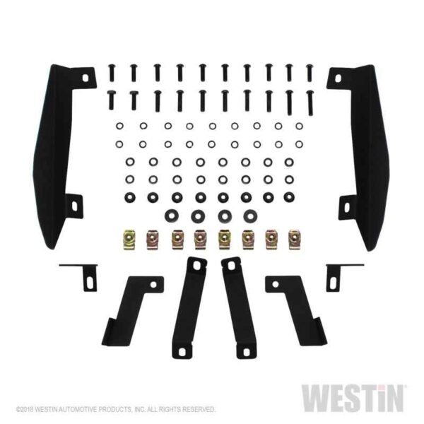 Westin 07-18 Jeep Wrangler JK Inner Fenders - Front - Textured Black - Image 4