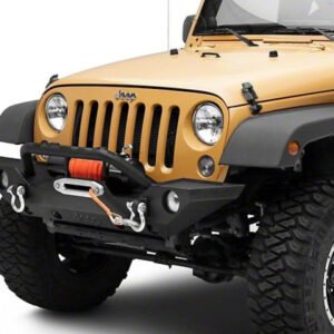 Officially Licensed Jeep 13-18 Jeep Wrangler JK 2-Door Neoprene Front and Rear Seat Covers Black - oljJ169685