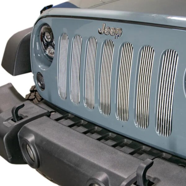 DV8 Offroad 2007-2018 Jeep JK Polished Grille Inserts - Image 7