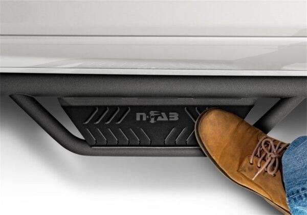 N-Fab Podium LG 07-16 Toyota Tundra Double Cab 6.5ft Bed - Tex Black - Bed Access - 3in - Image 5