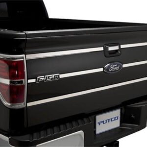 Putco 09-14 Ford F-150 - SS Tailgate Accent - 6pcs (3 Horizontal Lines) Tailgate Accents - 402702
