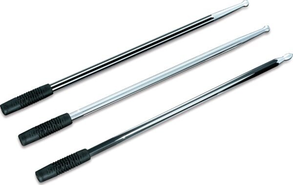 Kuryakyn Billet Antenna Hex/Grooved Black & Raw - 864 - Image 2