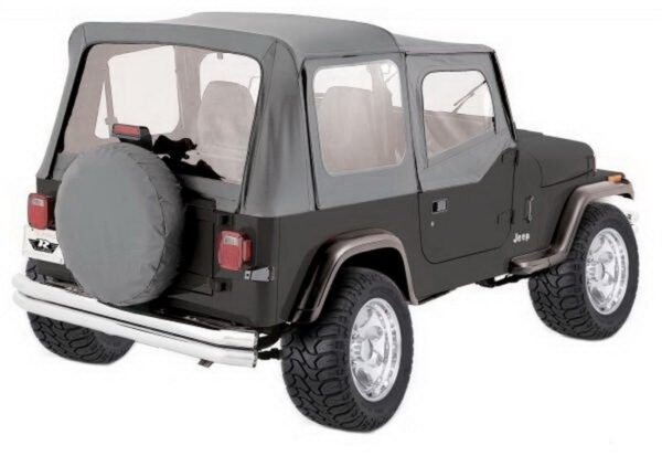 Rampage 1976-1983 Jeep CJ5 Complete Top - Grey Denim - Image 2