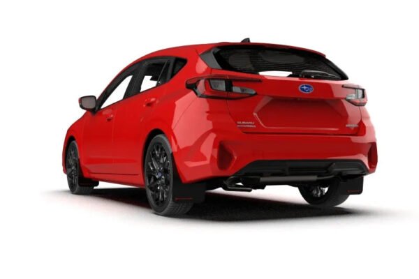 Rally Armor 2024 Subaru Impreza Black UR Mud Flap w/ Red Logo - Image 3