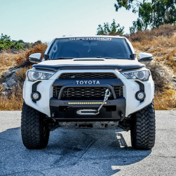 Westin 14-20 Toyota 4Runner Pro-Series Bumper Round Bull Bar - Textured Black - Image 6