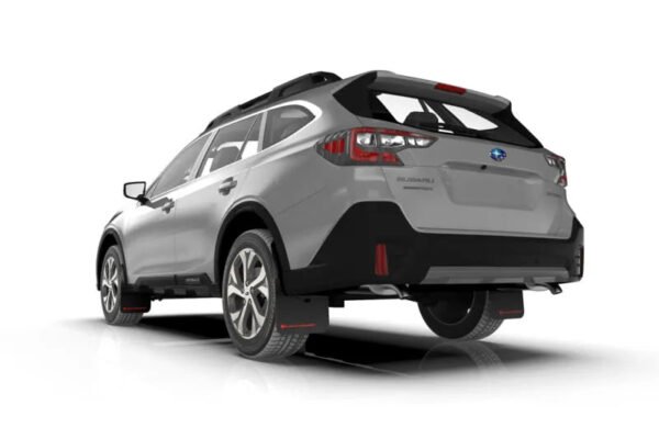 Rally Armor 20-22 Subaru Outback White UR Mud Flap w/ Black Logo - Image 7