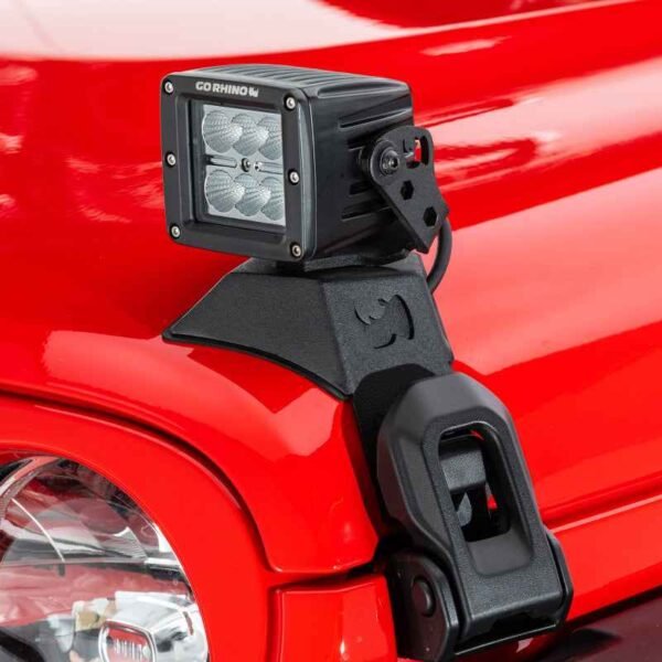 3-Inch Go Rhino LED Cube Lights - Set of Four Black - Image 5