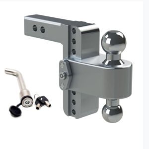 Weigh Safe LTB6-2-KA Turnover Ball 4' Drop Hitch W/ 2.5'
