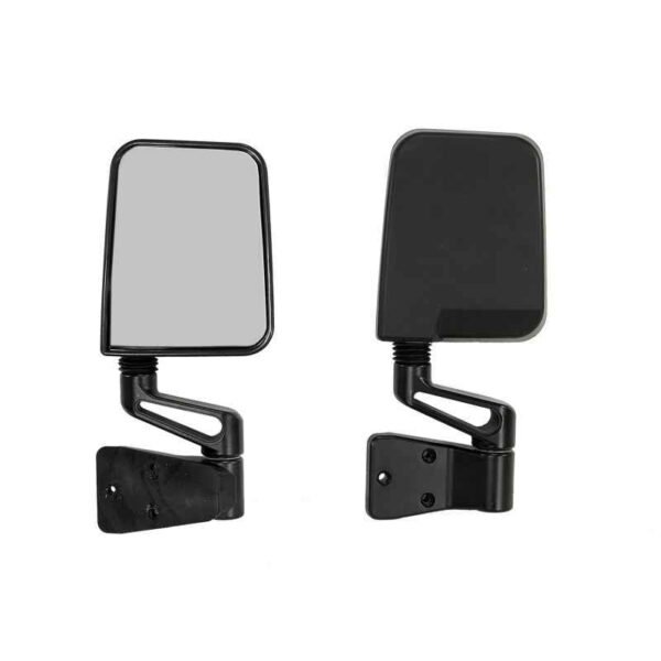 Rugged Ridge 87-02 Jeep YJ/TJ Black Door Mirror Kit - Image 2