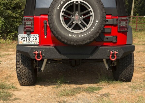 Rugged Ridge Spartan Rear Bumper Full Width 07-18 Jeep Wrangler JK - Image 7
