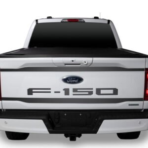 Putco 2021 Ford F-150 Ford Lettering (Cut Letters/Black Platinum) Tailgate Emblems - 55559BPFD