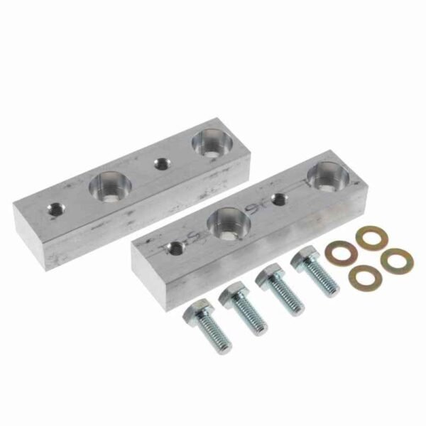 Synergy 07-18 Jeep Wrangler JK/JKU Rear Sway Bar Drop Bracket Kit Billet Alum 1.0in Drop