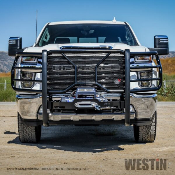 Westin Chevrolet Silverado 2500/3500 20-21 HDX Winch Mount Grille Guard - Image 4