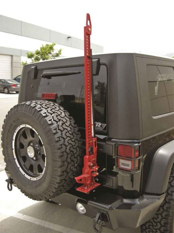Rampage 2007-2018 Jeep Wrangler(JK) High Lift Jack Mount - Black - Image 2