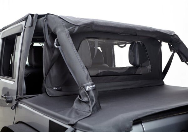 Rampage 2007-2018 Jeep Wrangler(JK) Windbreaker - Black Diamond - Image 2