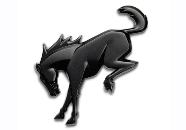 Ford Racing Bronco Rear Emblem - Matte Black - Image 2