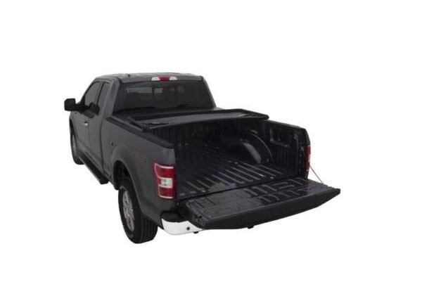 Lund 07-13 Toyota Tundra (6.5ft Bed) Genesis Tri-Fold Tonneau Cover - Black - Image 2