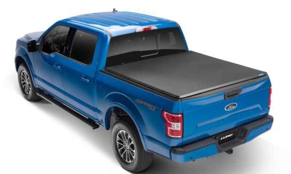 Lund 07-13 Toyota Tundra (6.5ft Bed) Genesis Tri-Fold Tonneau Cover - Black - Image 6