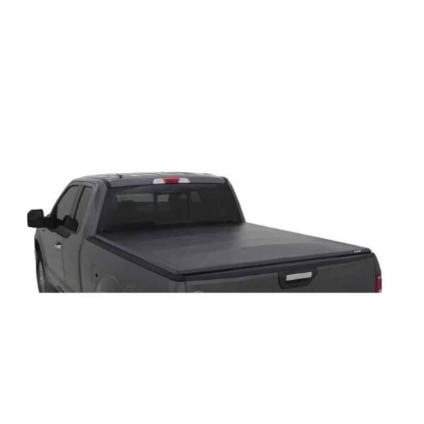 Lund 07-13 Chevy Silverado 1500 (6.5ft. Bed) Genesis Tri-Fold Tonneau Cover - Black - Image 10